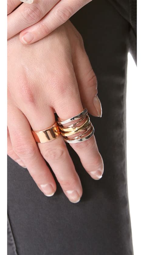 michael kors brilliance ring rose gold|Michael Kors Rings for Women .